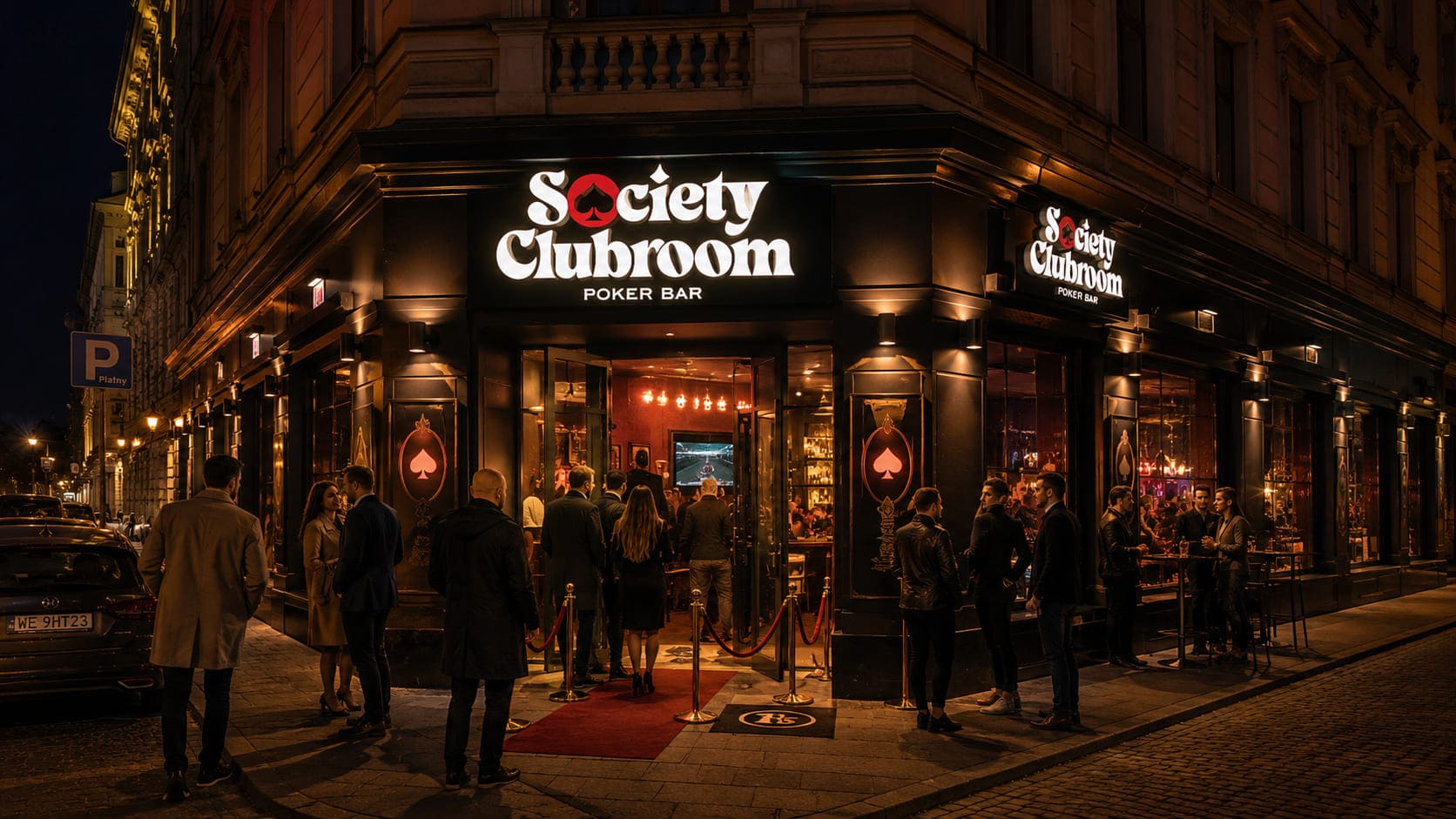 Budynek Society Clubroom przy ul. Mazowieckiej 13 w Warszawie